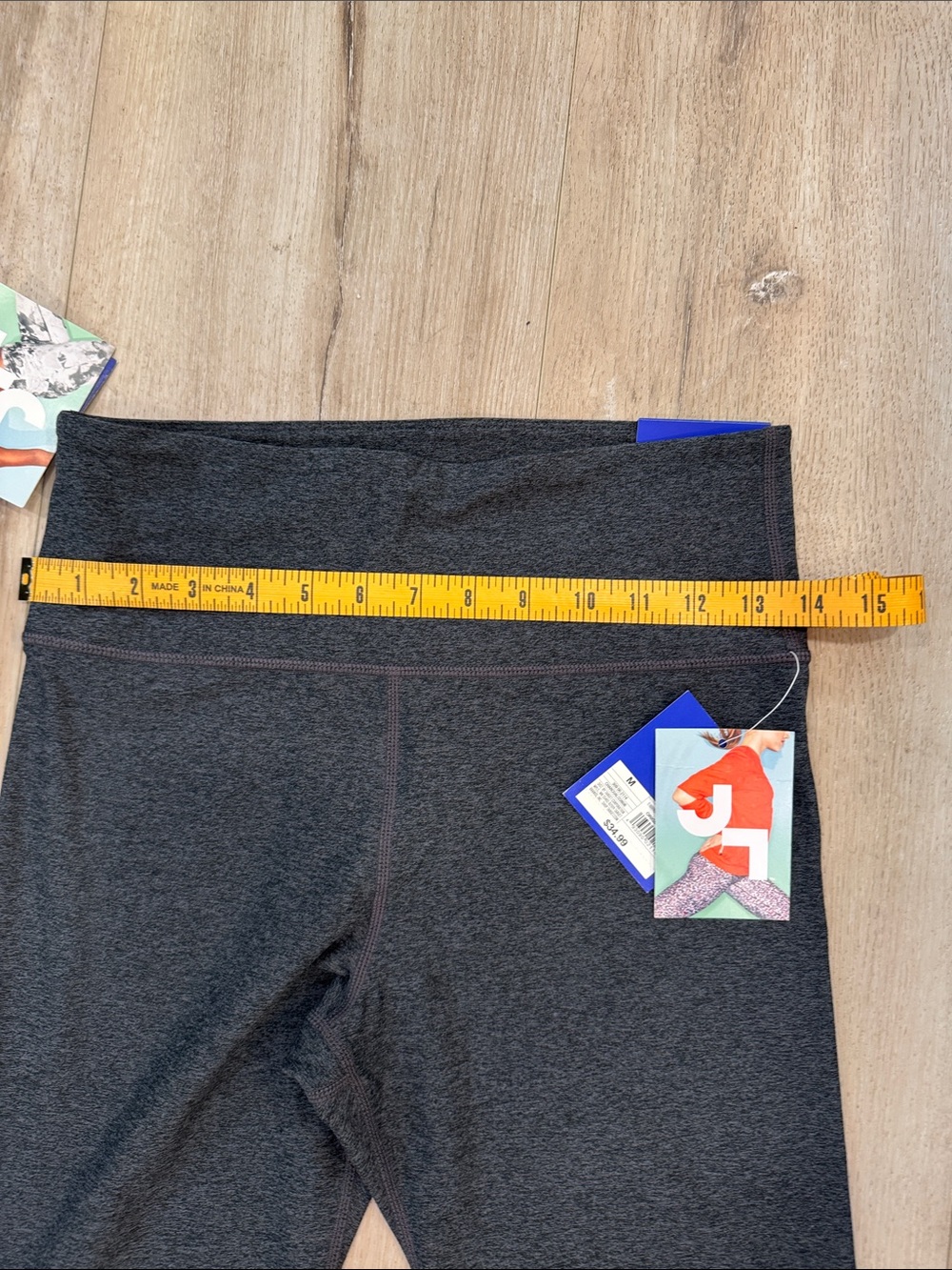NWT JoyLab Olive Green & Charcoal Two-Pair Legging Set - Picture 6 of 13